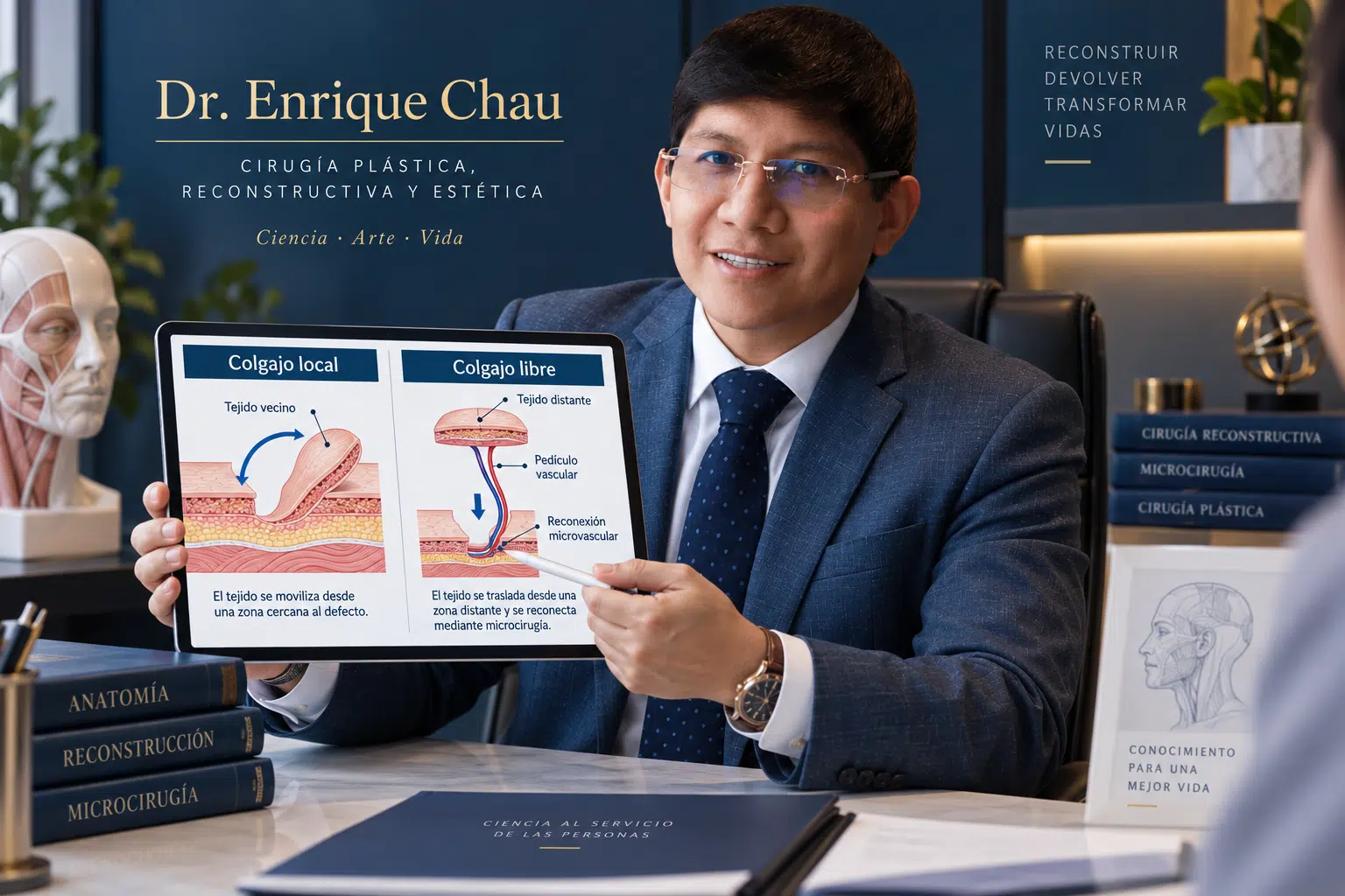Colgajo local vs colgajo libre explicado por el Dr. Enrique Chau